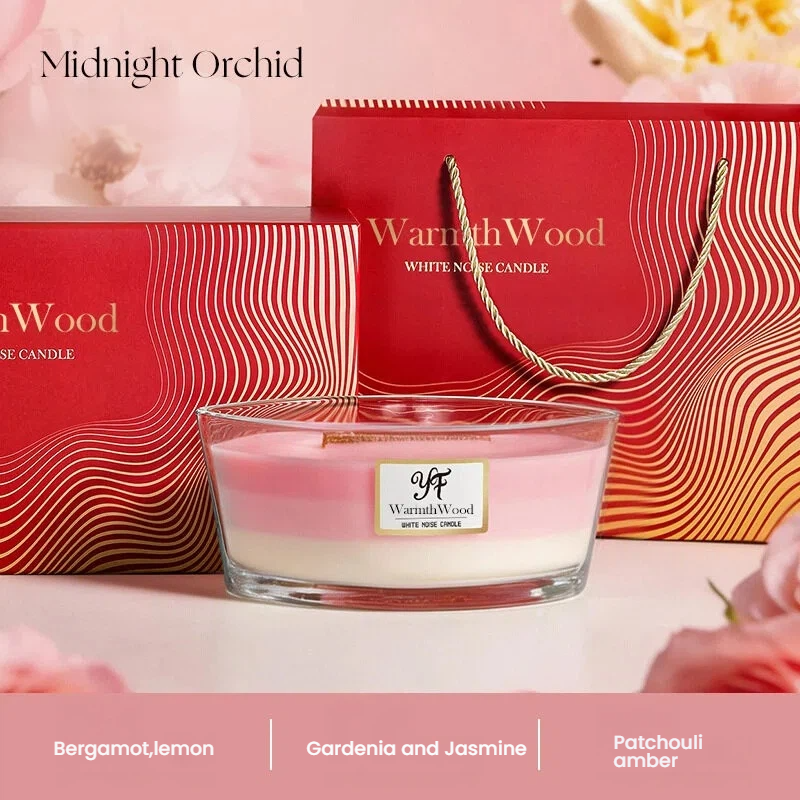 Set de Regalo de Velas de Soja con Ruido Blanco Costero