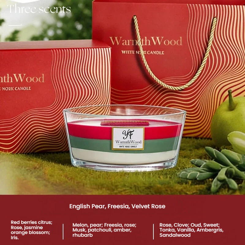 Set de Regalo de Velas de Soja con Ruido Blanco Costero