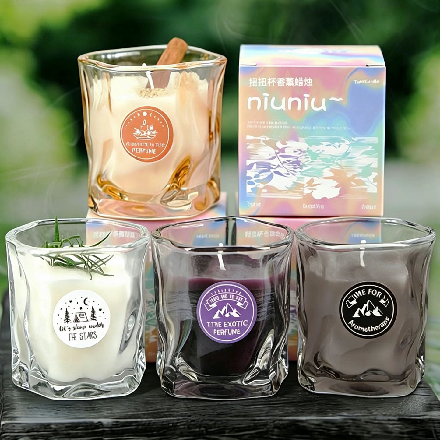 Twisted Jar Scented Candle