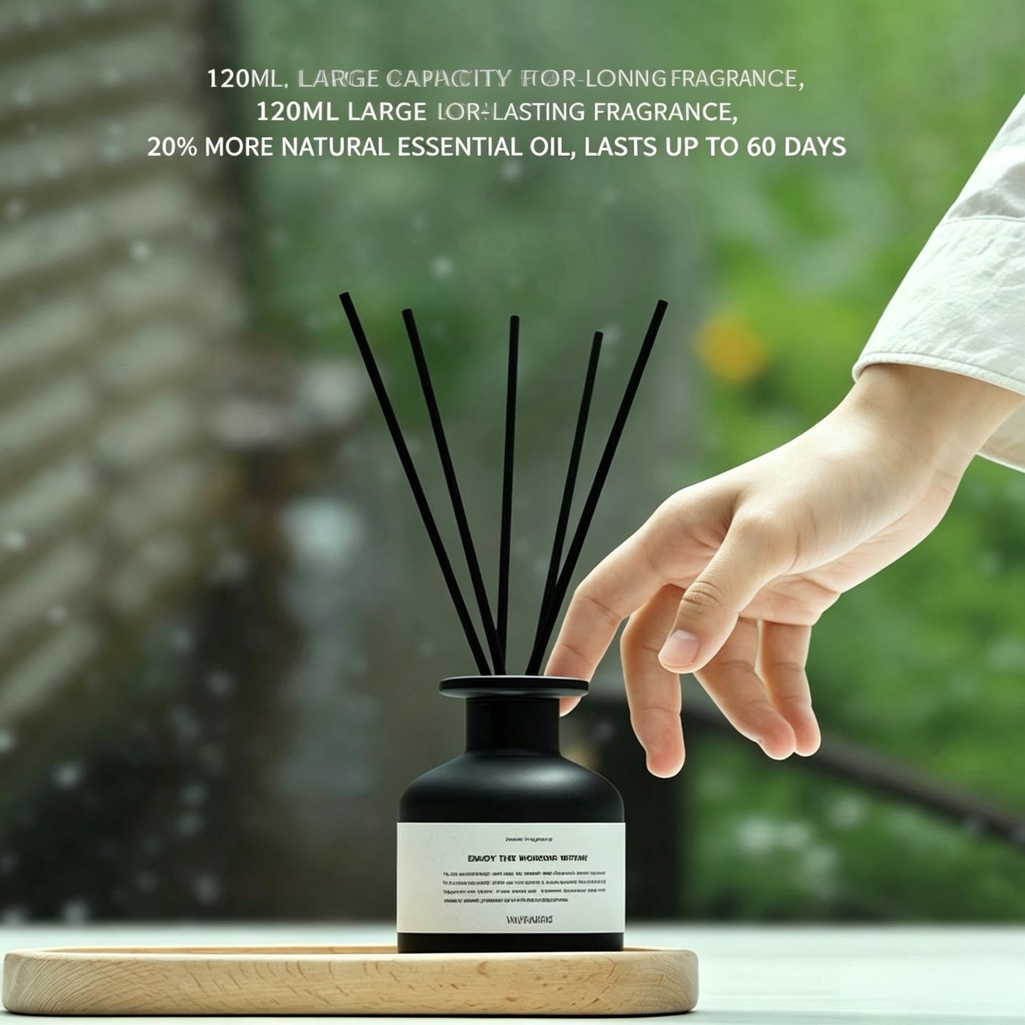 Subtle Floral Essential Oil Reed Diffuser | Long Lasting Indoor Home Fragrance