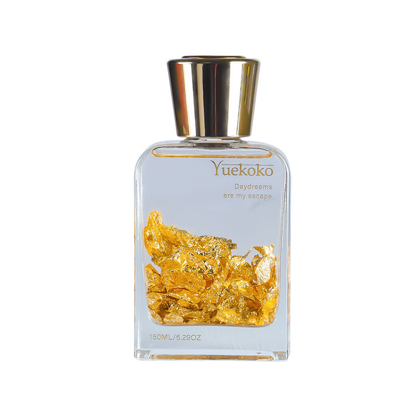 Difusor de varillas de lujo con láminas de oro