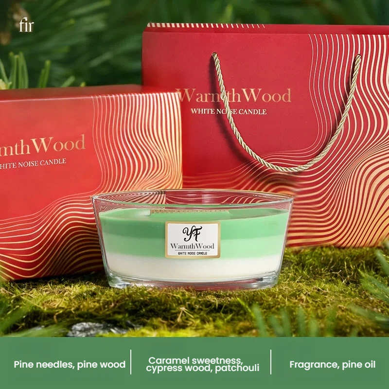 Set de Regalo de Velas de Soja con Ruido Blanco Costero
